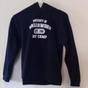 Briarwood Boys Day Camp Fleece (EST 1986) Sweatshirt - Size (8/10) - Navy Blue
